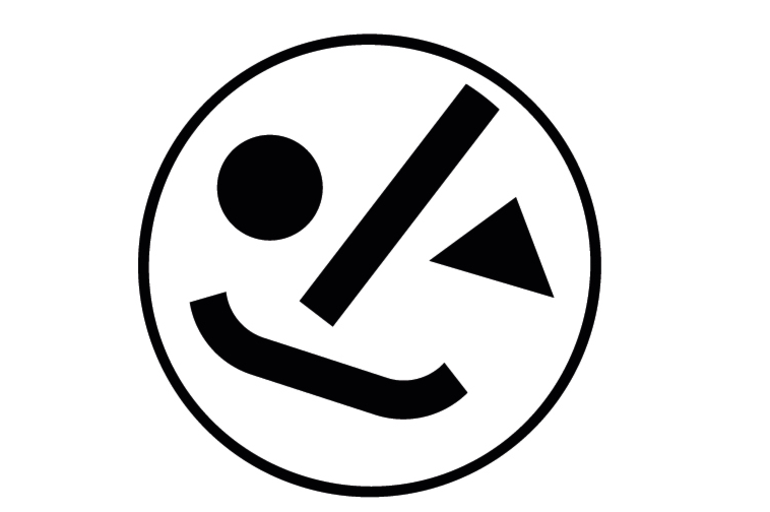 HfS Logo Smiley schwarz weiß