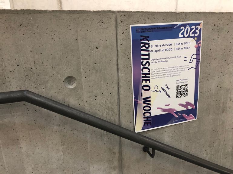 Plakat Kritische Orientierungstage 2023