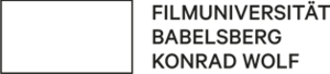 Logo und Schriftzug Filmuniversität Babelsberg Konrad Wolf
