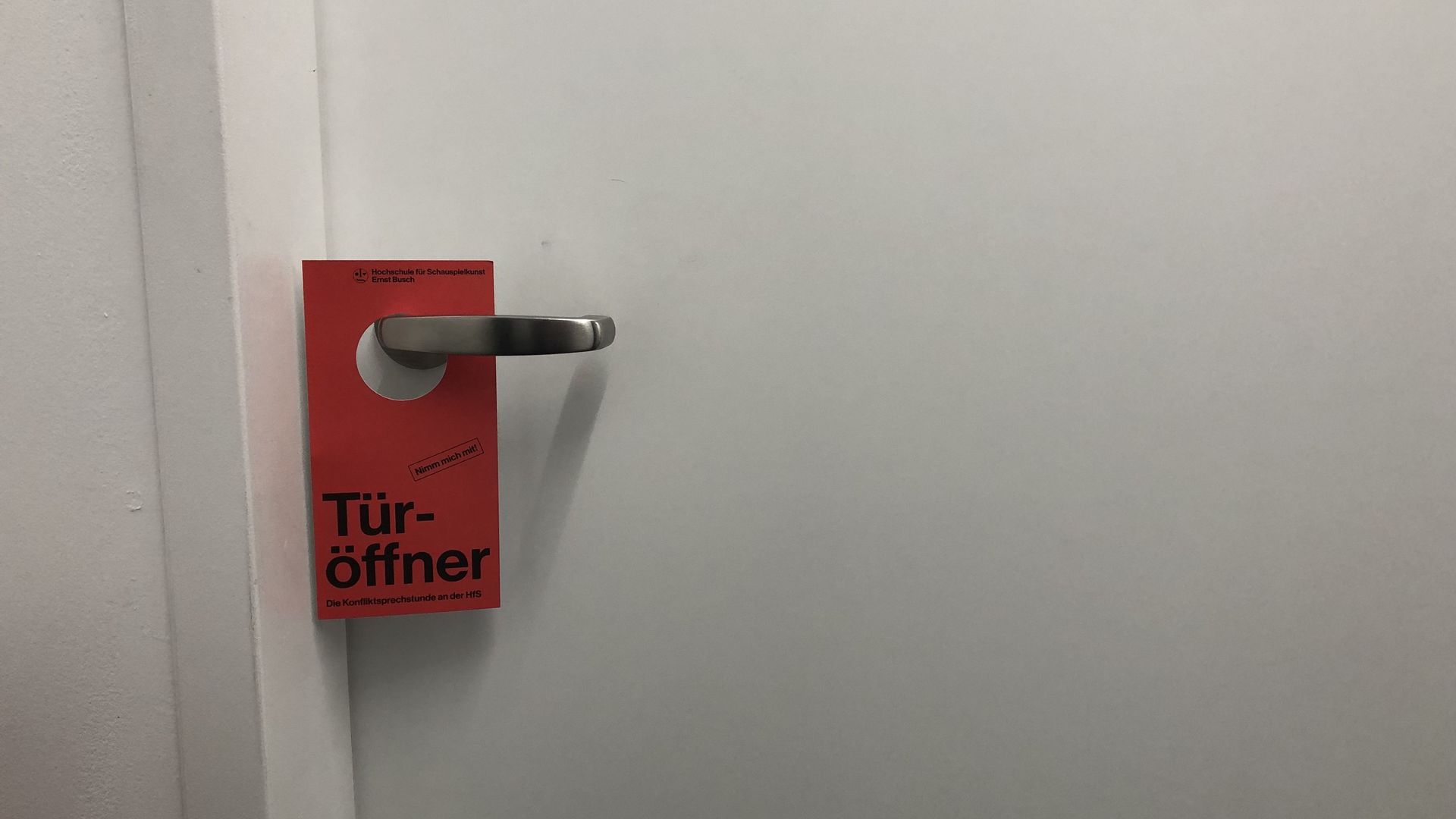 Türöffner quer Türöffner-Werbung